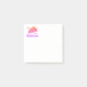 Notas Post-it® Gritos para comadronas