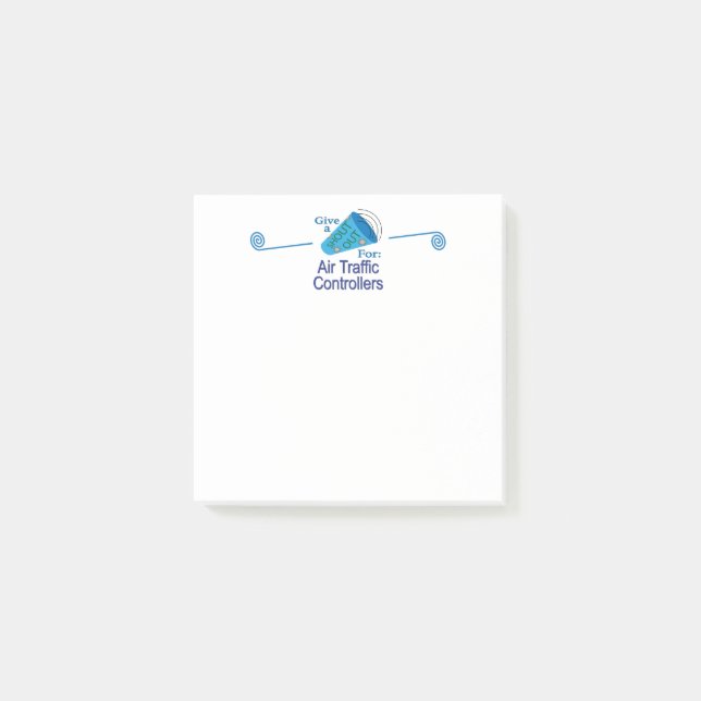 Notas Post-it® Gritos para controladores de tráfico aéreo (Anverso)