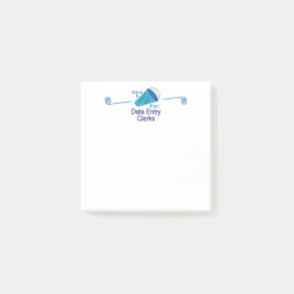 Notas Post-it® Gritos para empleados de entrada de datos