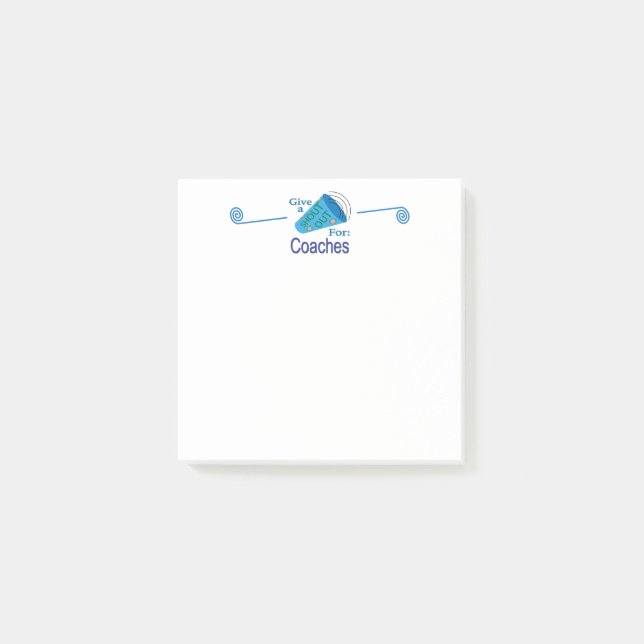 Notas Post-it® Gritos para entrenadores (Anverso)