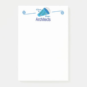 Notas Post-it® Gritos para los arquitectos