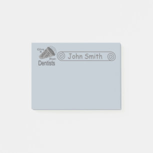Notas Post-it® Gritos para los dentistas 4x3