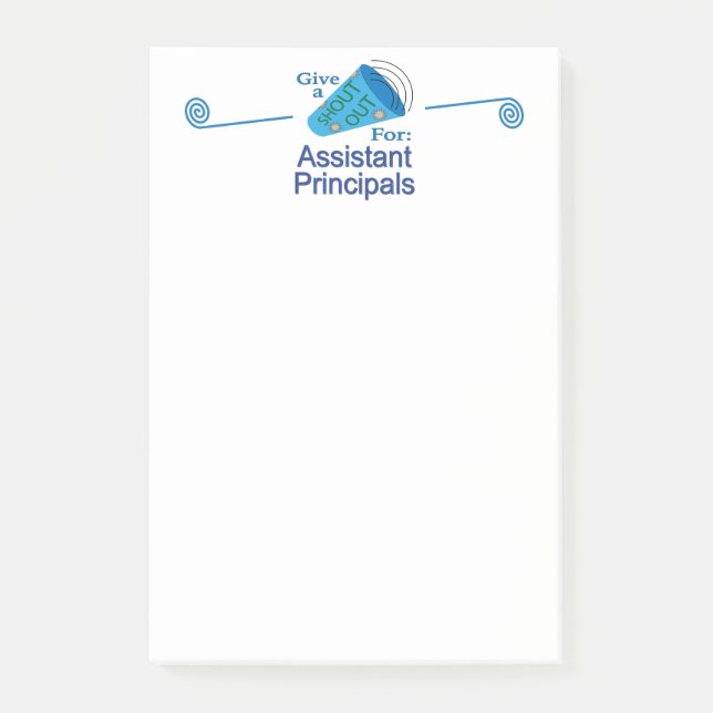 Notas Post-it® Gritos para los directores adjuntos (Anverso)