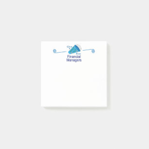 Notas Post-it® Gritos para los gerentes financieros