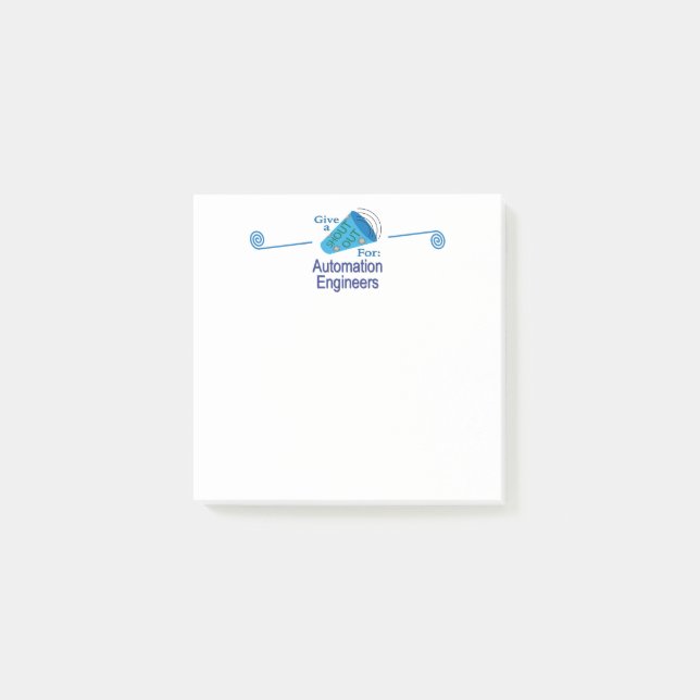 Notas Post-it® Gritos para los ingenieros de automatización (Anverso)