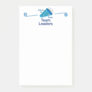 Notas Post-it® Gritos para los líderes de equipo
