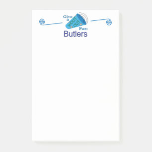 Notas Post-it® Gritos para los mayordomos