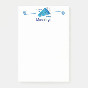 Notas Post-it® Gritos para Masonrys