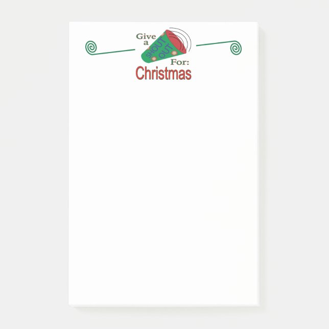 Notas Post-it® Gritos para Navidades (Anverso)