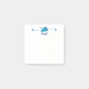 Notas Post-it® Gritos para pilotos