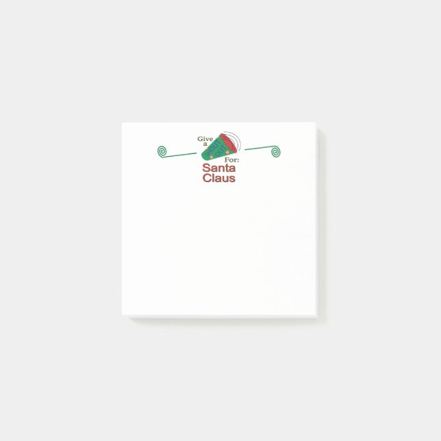 Notas Post-it® Gritos para Santa Claus (Anverso)