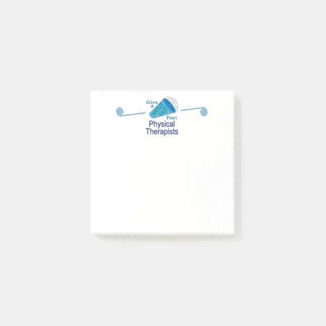 Notas Post-it® Gritos para terapeutas físicos (Anverso)