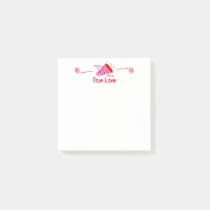 Notas Post-it® Gritos por amor verdadero