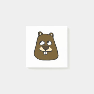 Notas Post-it® Groundhog Face