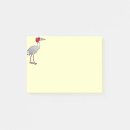 Notas Post-it® Grúa de Birdorable Sarus