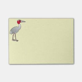 Notas Post-it® Grúa de Birdorable Sarus