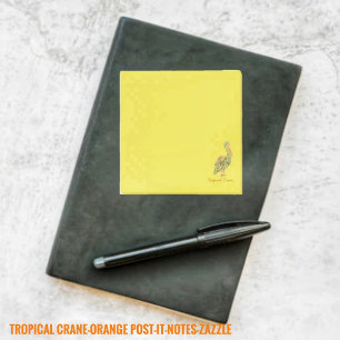 Notas Post-it® Grúa tropical
