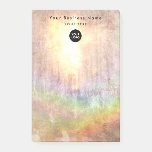 Notas Post-it® Grunge arcoiris del Pastel Sunlit