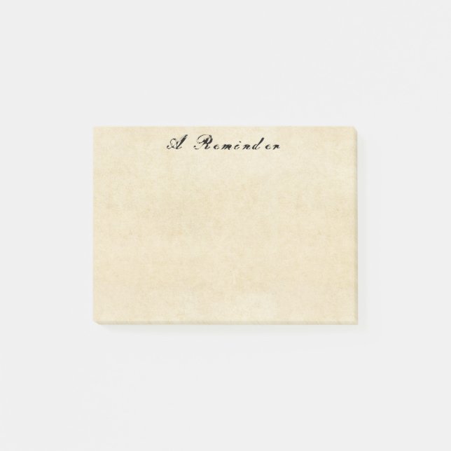 Notas Post-it® Grungey Old Parchment Paper Post-It Notes (Anverso)