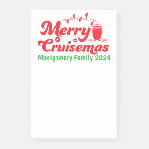 Notas Post-it® Grupo Familiar Personalizado de Merry Cruisemas