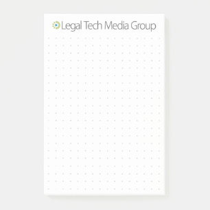 Notas Post-it® Grupo legal de los medios de la tecnología de la