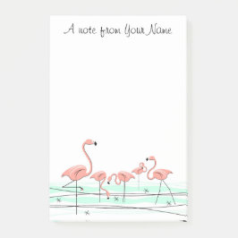 Notas Post-it® Grupo Océano Flamingo "Texto"