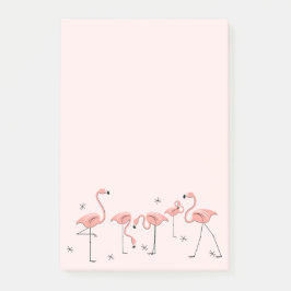Notas Post-it® Grupo rosa Flamingos