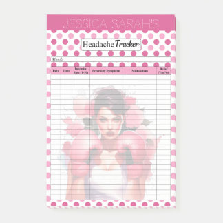 Notas Post-it® Guantes rosados cáncer de mama_ Rastreador de dolo