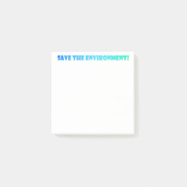Notas Post-it® Guardar el entorno