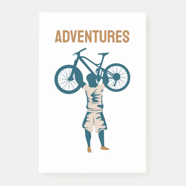 Notas Post-it® Guay Biker - Aventuras (Anverso)