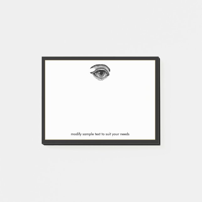 Notas Post-it® Guay Eye (Anverso)