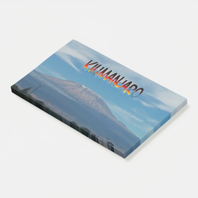 Notas Post-it® Guay Popular Monte escalable Kilimanjaro (En perspectiva)