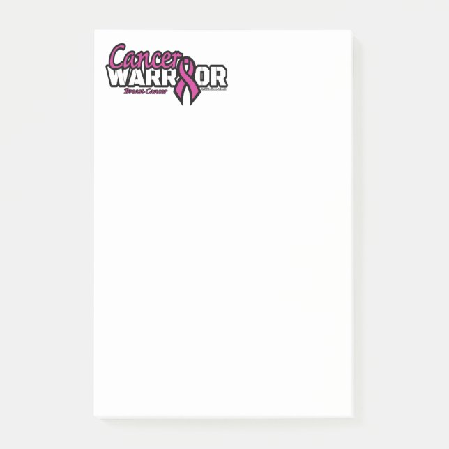Notas Post-it® Guerrero... Cáncer de Mama (Anverso)