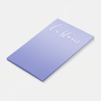Guión cursivo editable | Violeta blanca y púrpura