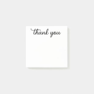 Notas Post-it® Guión de agradecimiento
