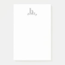 Guión elegante monograma moderno minimalista