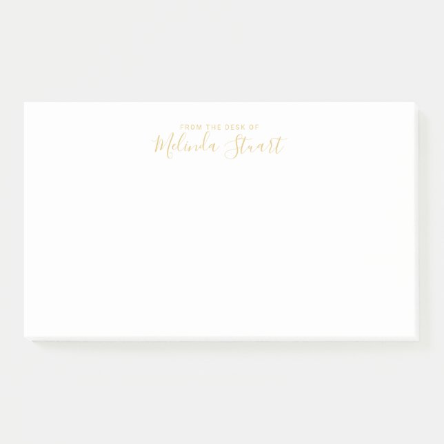 Notas Post-it® Guión profesional moderno (Anverso)