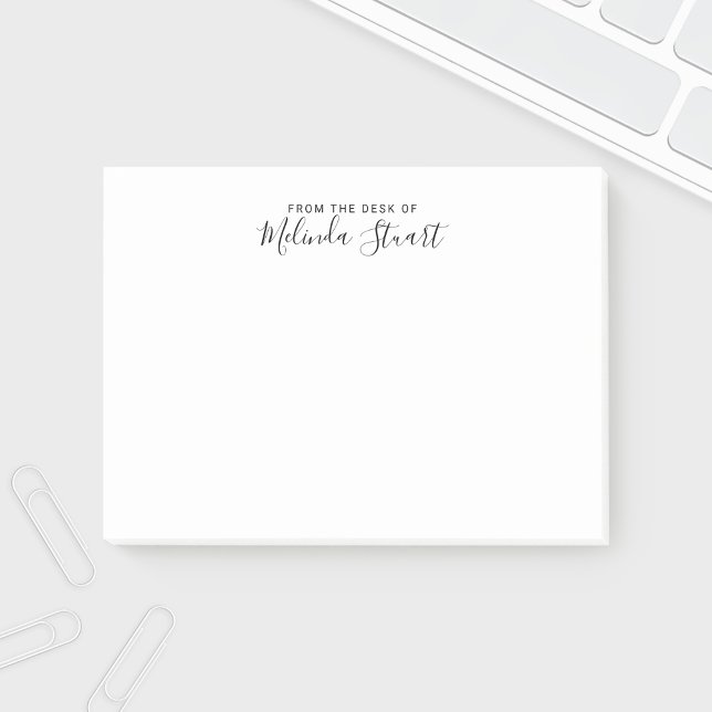 Notas Post-it® Guión profesional moderno (Subido por el creador)