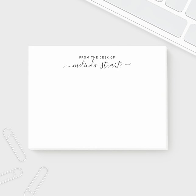 Notas Post-it® Guión profesional moderno (Subido por el creador)