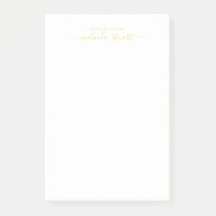 Notas Post-it® Guión profesional moderno