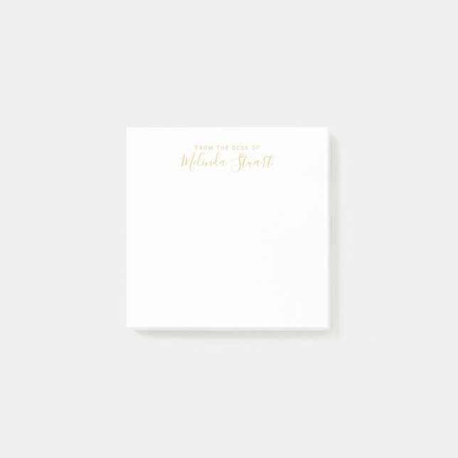 Notas Post-it® Guión profesional moderno (Anverso)