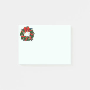 Notas Post-it® Guirnalda del navidad de las currucas de
