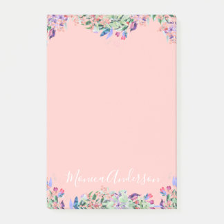 Notas Post-it® Guirnalda en colores pastel - rosa claro