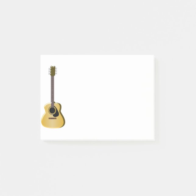 Notas Post-it® Guitarra acústica (Anverso)