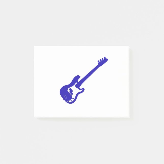 Notas Post-it® guitarra baja graphic.png azul inclinado (Anverso)