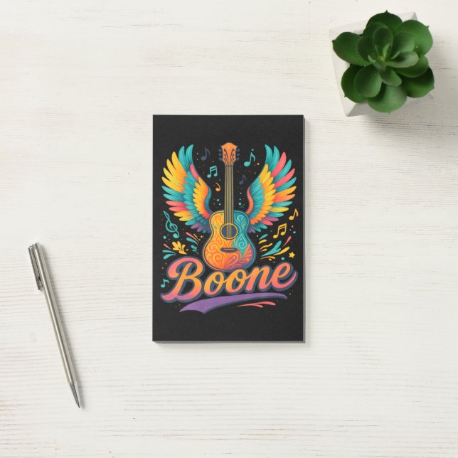 Notas Post-it® Guitarra Boone (Oficina)