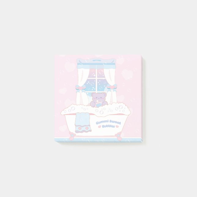 Notas Post-it® Gummi Sweet Bubbles Post-it Notes (Anverso)