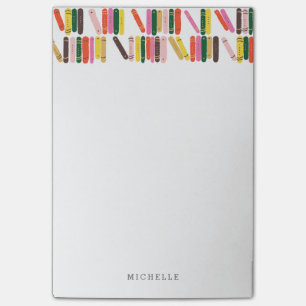 Notas Post-it® Gusano de biblioteca