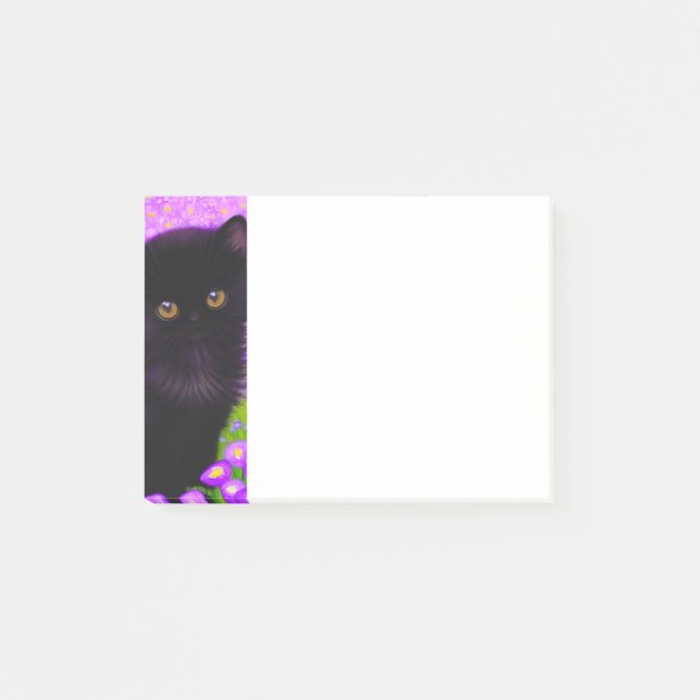 Notas Post-it® Gustav Klimt Cat (Anverso)