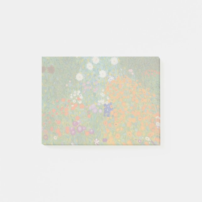 Notas Post-it® Gustav Klimt Flor Jardín Naturaleza (Anverso)